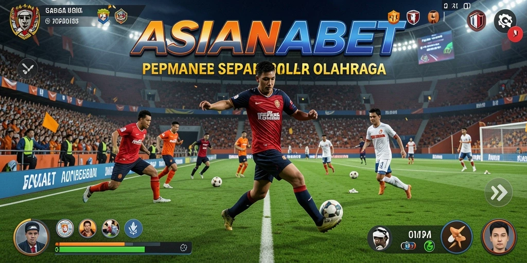 Tampilan gameplay <strong>ASIANABET</strong> yang menarik dengan aksi pertandingan sepak bola.