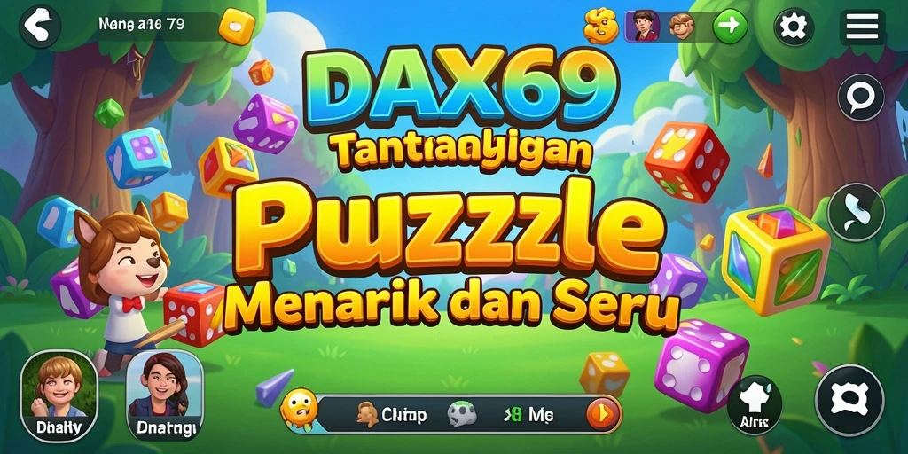Tampilan gameplay DAX69 dengan tantangan Puzzle seru.