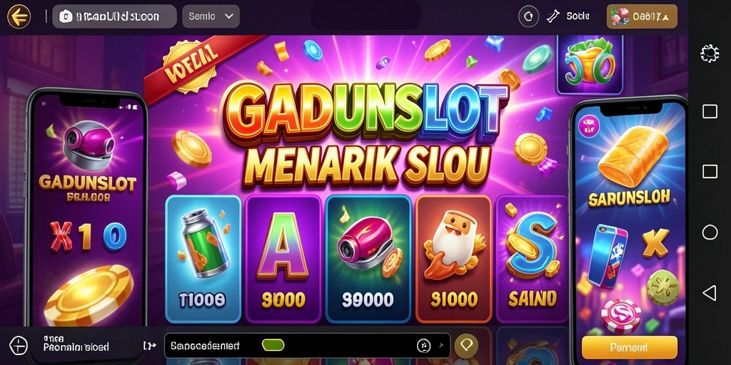 Screenshot GADUNSLOT menunjukkan gameplay yang menarik dan penuh warna.