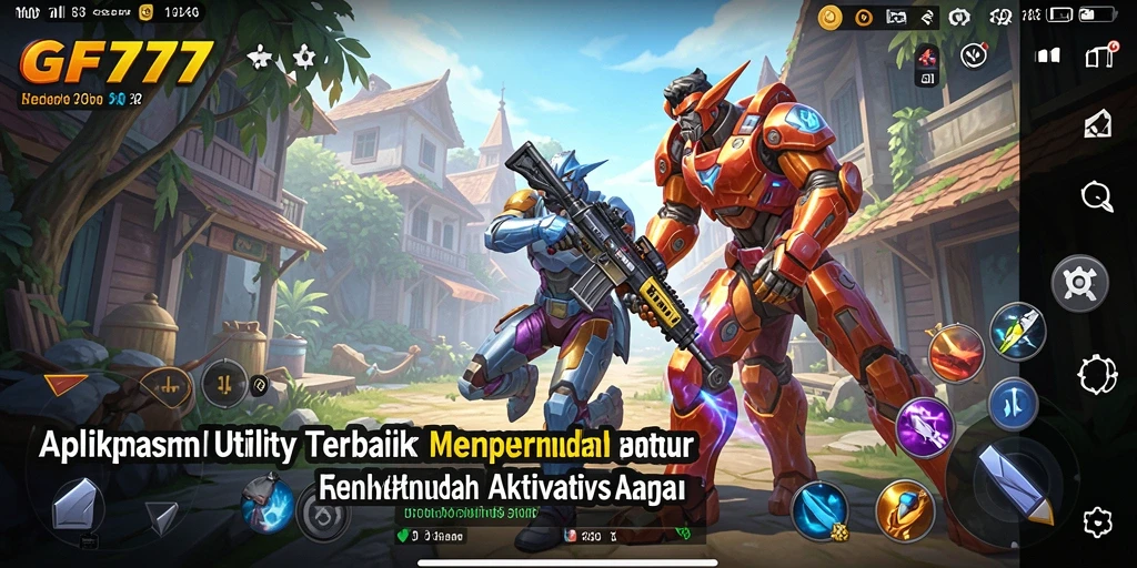 Tampilan antarmuka GF777 yang sederhana dan mudah dipahami.
