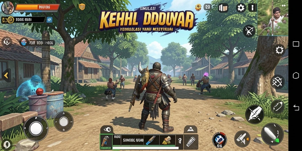 Tampilan gameplay N06 yang memukau dalam simulasi kehidupan.