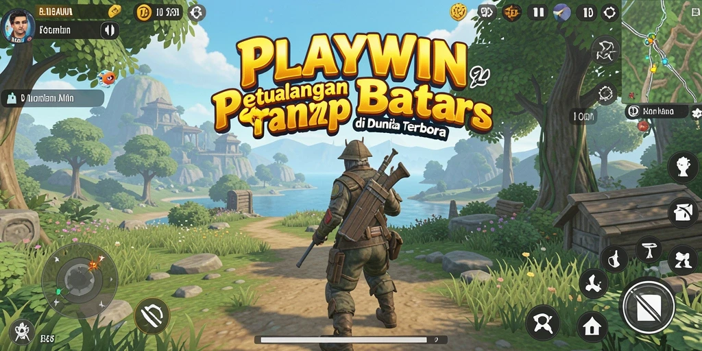 Tampilan gameplay PLAYWIN yang mendebarkan dalam dunia terbuka.