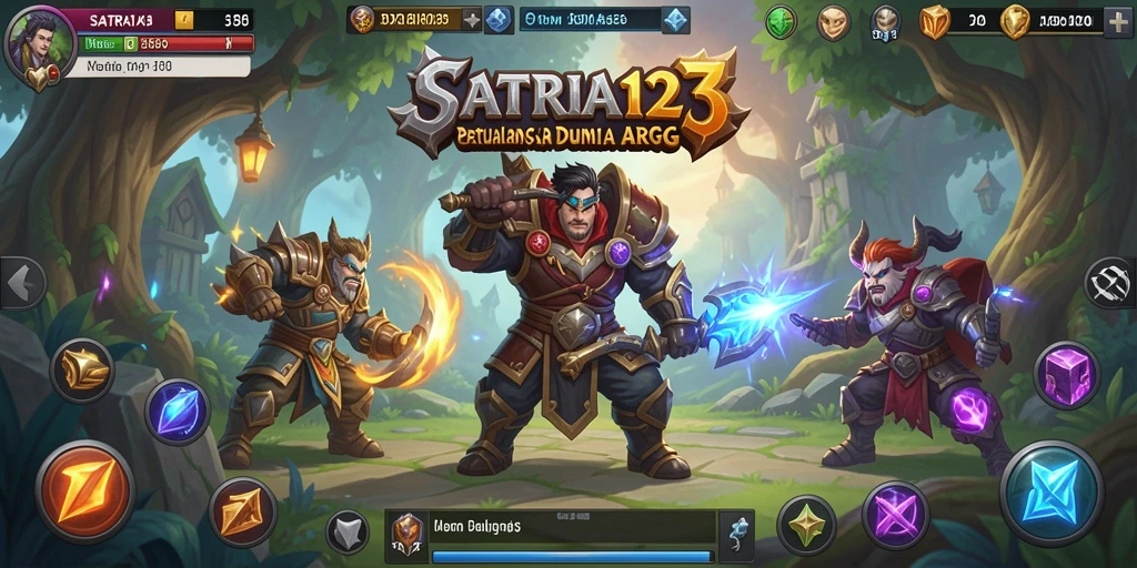 Tangkapan layar gameplay epic dari SATRIA123 yang menampilkan aksi pertarungan seru.